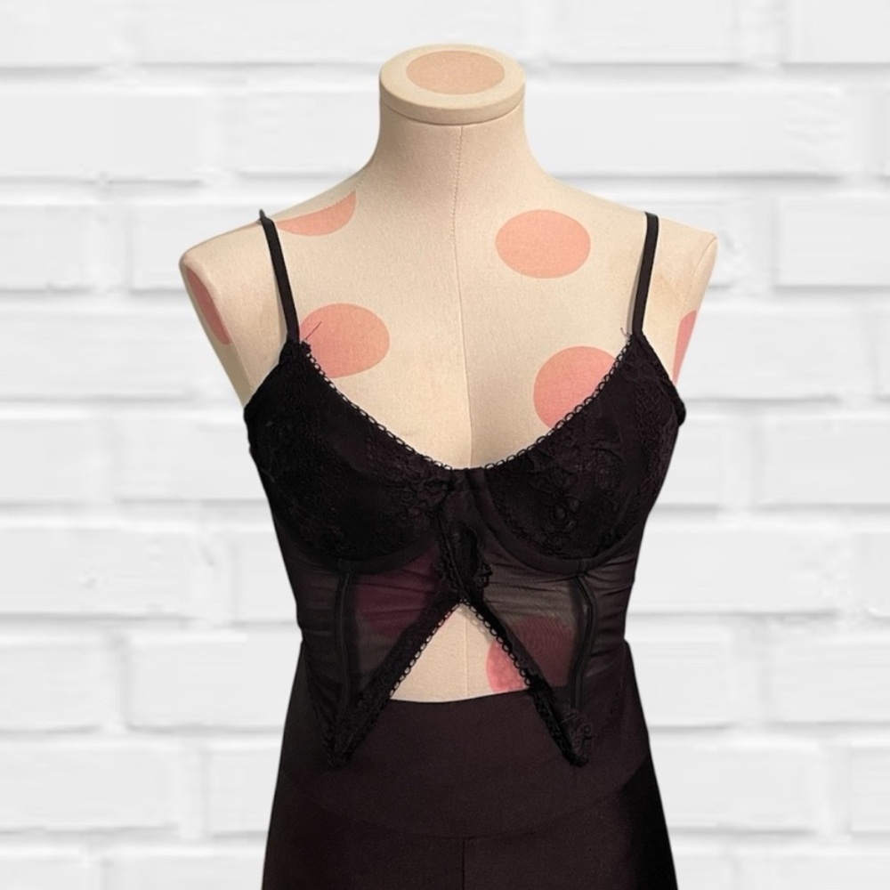 Princess Polly Black Lace Bralette